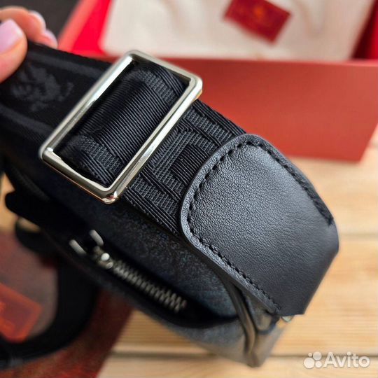 Сумка планшет мужская Etro канва кожа