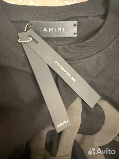 Футболка amiri черная