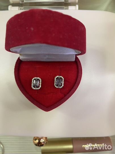 Серьги серебро