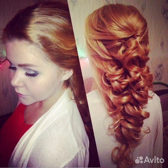 Вечерние прически. Локоны. Плетения кос