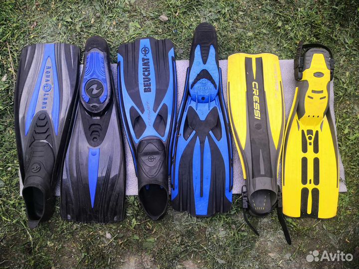 Ласты, маски, сумки-баулы