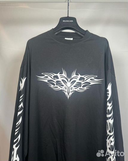 Vetements Gothic Black Longsleeve Лонгслив