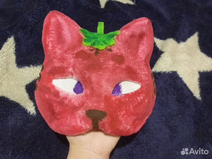 Маска кошки квадробики