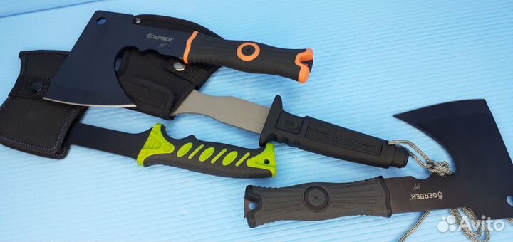 Американские туристические топоры Gerber и Cavra