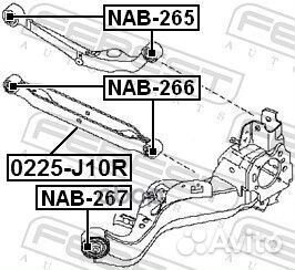 Сайленблок заднего рычага (nissan qashqai J10F