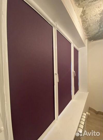 Рулонные шторы блэкаут в коробе U3143