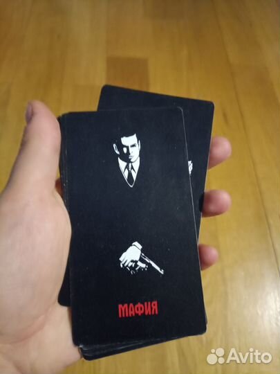 Пластиковые карты для игры Мафия (без коробки)