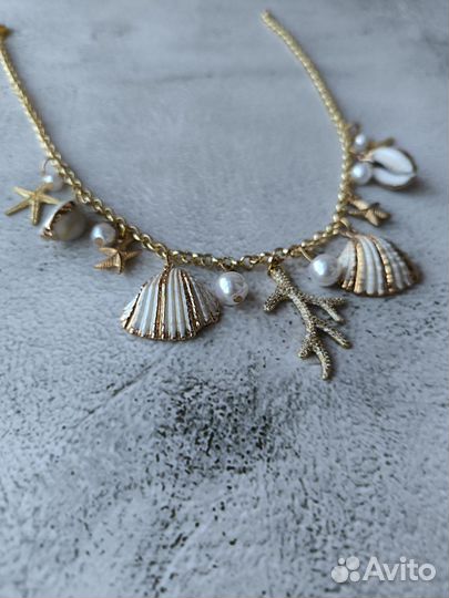 Колье чокер ручной работы