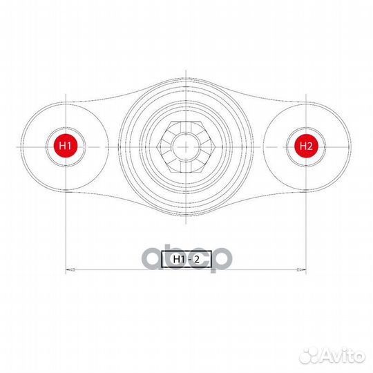 Шаровая опора hyundai elantra 06-11 / KIA ceed
