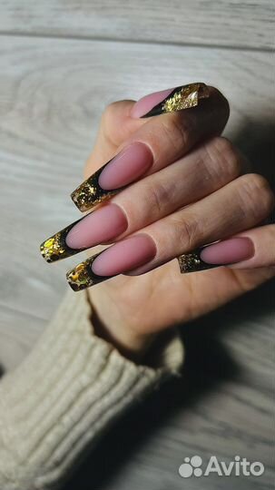 Модели выкладной френч/Маникюр/Наращивание на дому