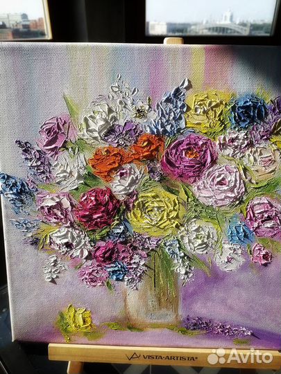 Картина маслом Букет цветов