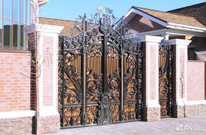 Кованые ворота