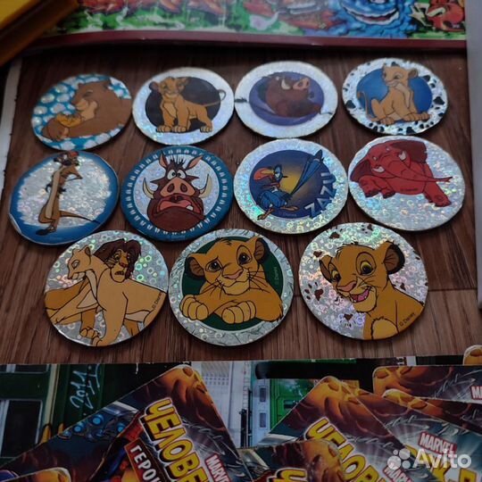 Фишки кепсы сотки POG Avimage Roi Lion King Disney