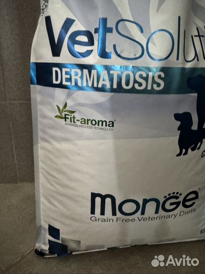 Monge VetSolution Dog Dermatosis 12 кг