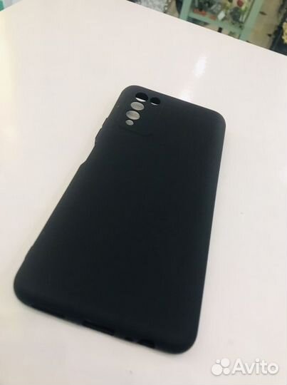 Чехол для Honor 10X Lite силиконовый черный