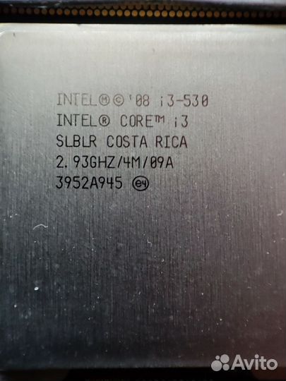 Материнская плата ASRock H55M + процессор i3 - 540