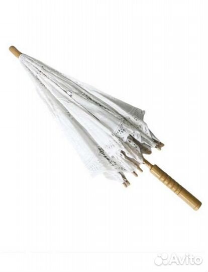 Зонт белый кружевной /свадьба/фотосессия