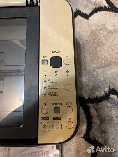 Цветной струйный принтер canon mp270