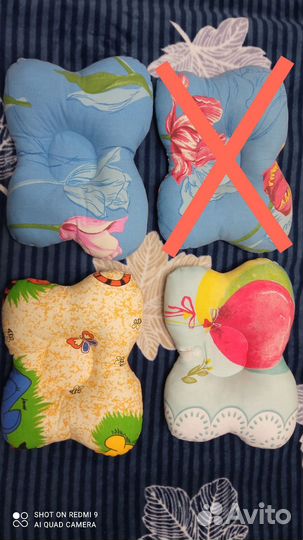 Подушка для новорожденных новая