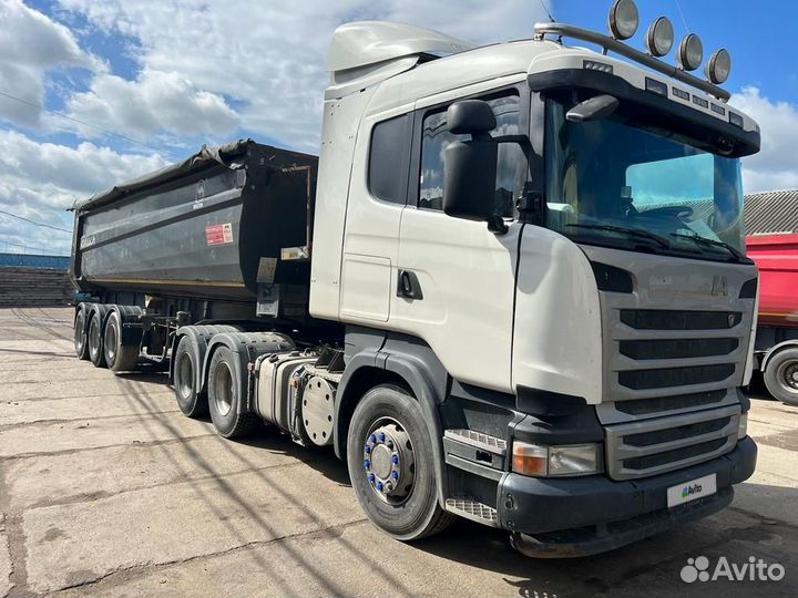 Scania R420 с полуприцепом, 2014
