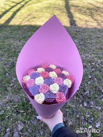 Букет из шоколадных роз