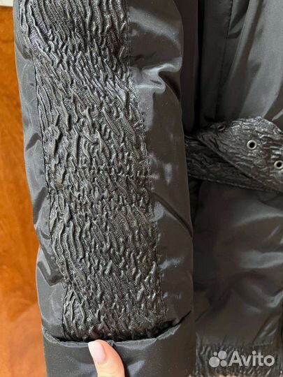 Куртка зимняя женская 50 размер черная