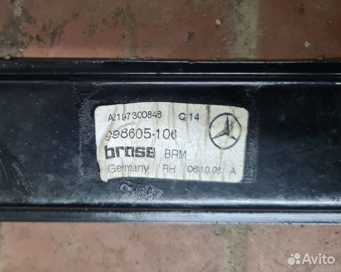 Стеклоподъемник задний правый Mercedes CLS W219