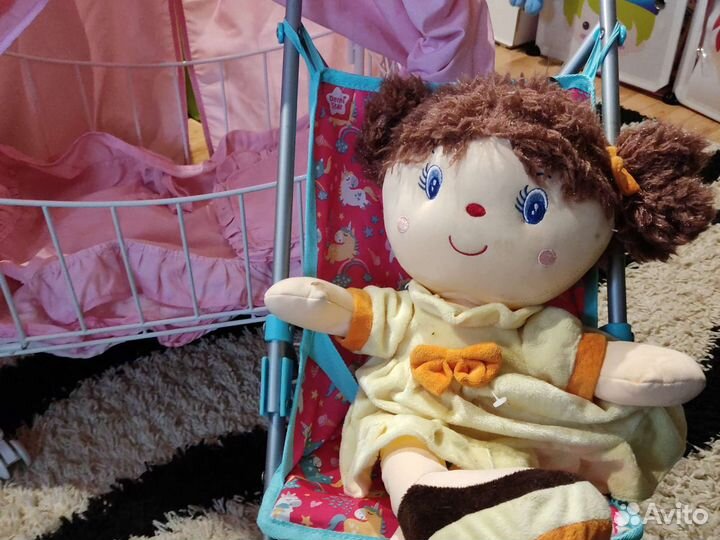 Коляски для кукол кроватки, куклы