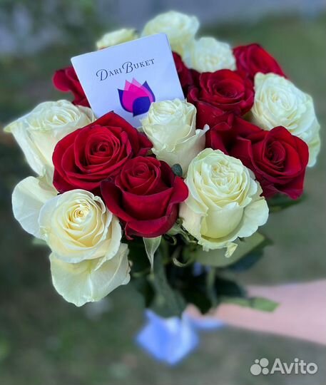 15 эквадорских роз премиум 60см