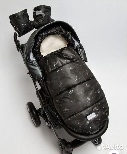 Зимний конверт в коляску AmaroBaby