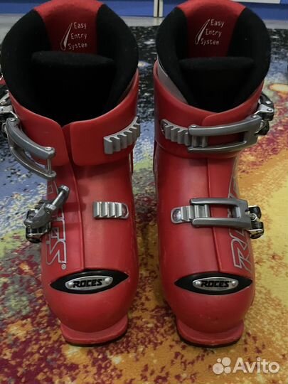 Горные лыжи детские 110 комплект