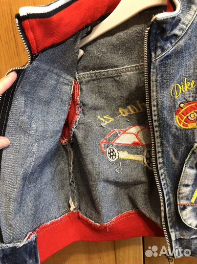 Джинсовая безрукавка