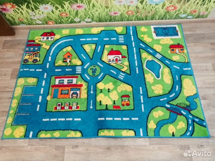 Ковер детский с дорогами