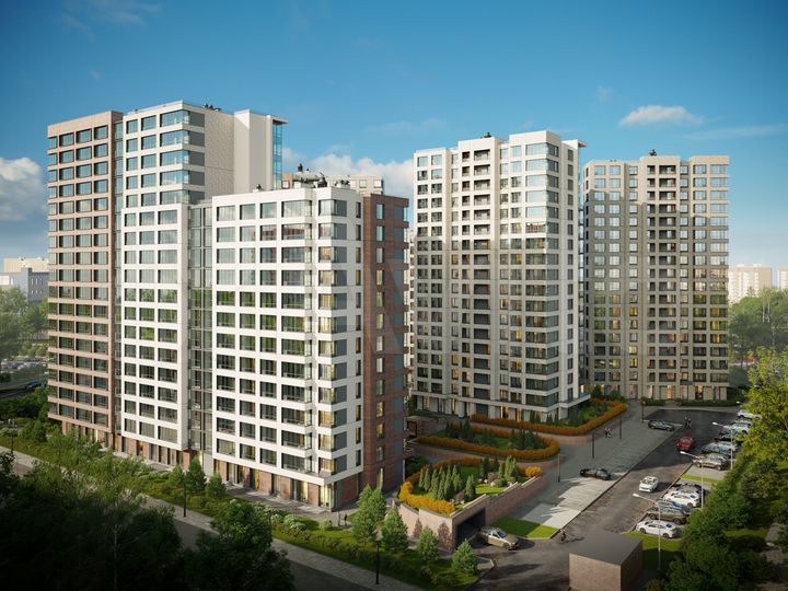 1-к. квартира, 42 м², 8/18 эт.