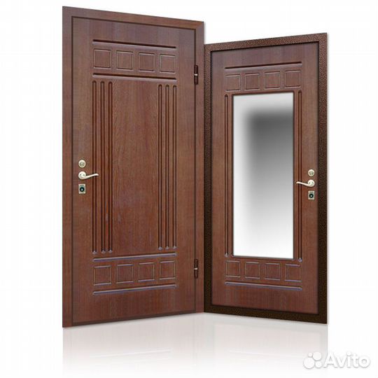 Входная дверь с зеркалом № 7-1