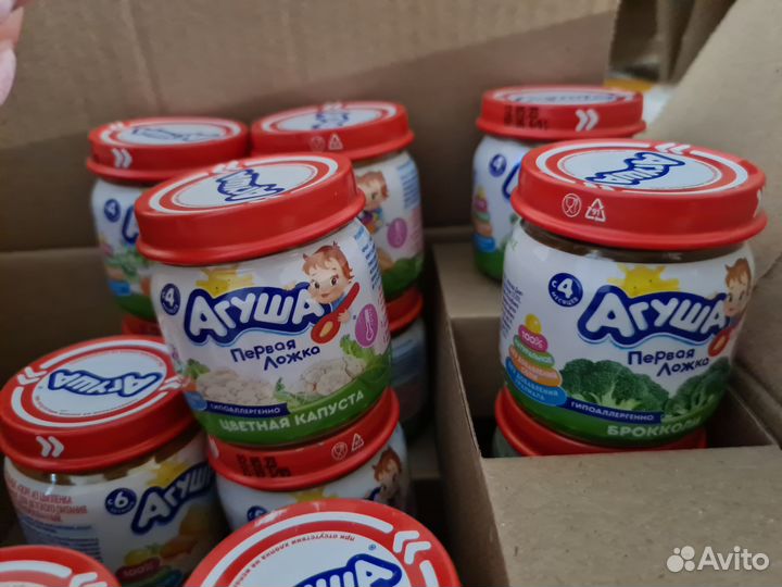 Пюре Агуша ассорти