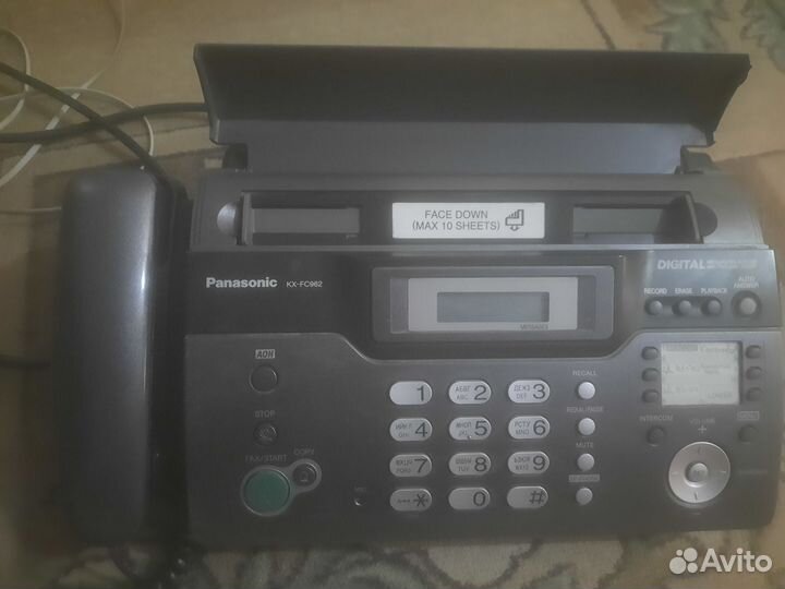 Телефон факс panasonic