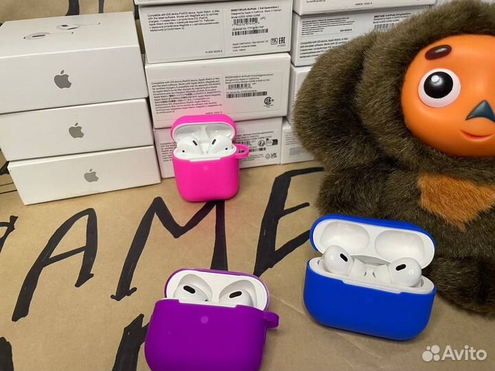 Airpods 2/3/pro 2 + чехол (чип Airoha 1562 a)