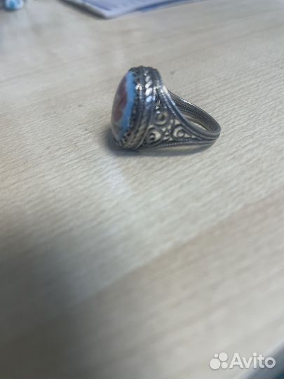 Кольцо финифть