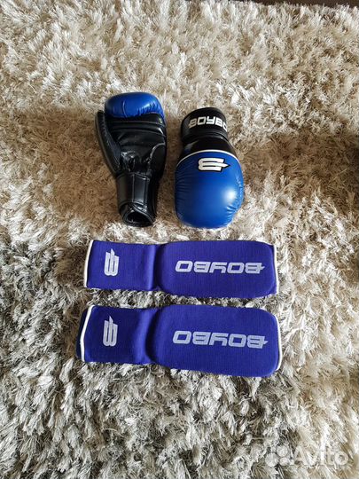 Форма и защита для занятий кикбоксингом детские