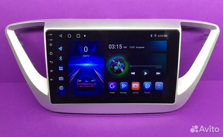 Магнитола для Hyundai Solaris 2 4/32Gb