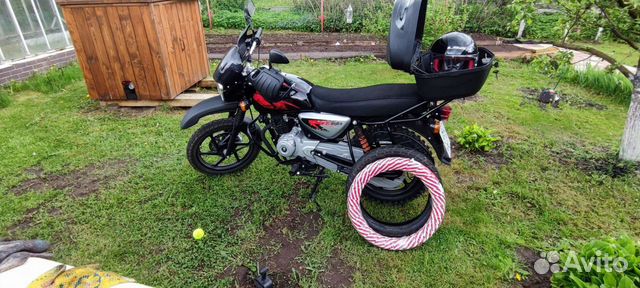 300 км. Мотоцикл bajaj boxer bm 150 x disk (5 ст)