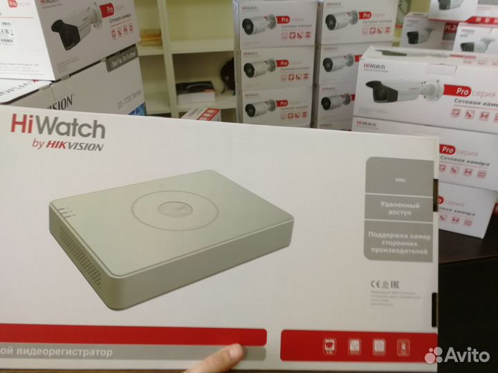 DS-N208P(C) 8-канальный PoE ip-видеорег HiWatch