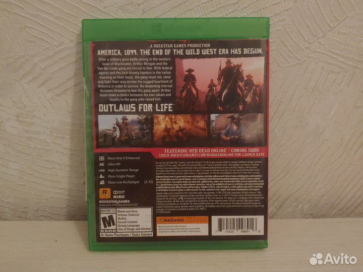 Red dead Redemption 2 Xbox One Series
