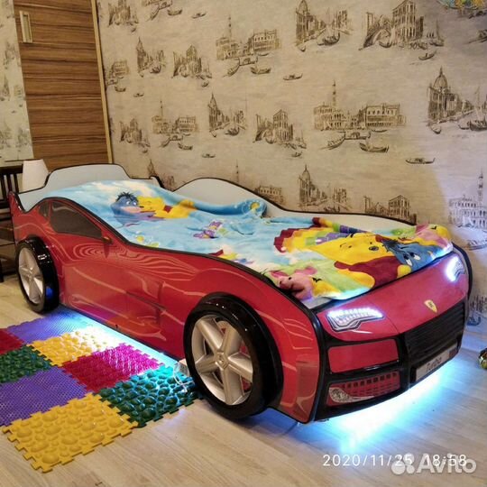 Кровать машинка детская