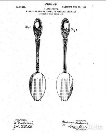 Винтажная посеребренная сервировочная вилка, США