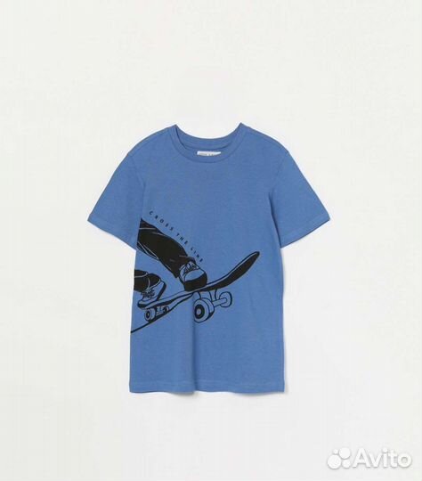 Футболка синяя 146, 158 , 164