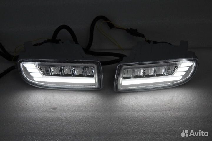 Land Cruiser 100 LED Туманки диодные дхо K1HA3