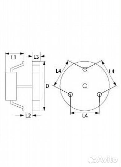 Новый Мотор Вентилятора 45-50Вт 220В
