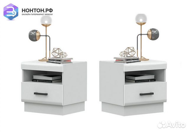 Комплект тумб Магнолия белый глянец